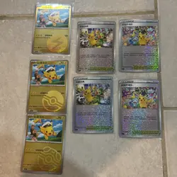 24 Card Lot Pokemon Chinese Pikachu Ceremony Captain Pikachu Umbreon Masterball - Image 2