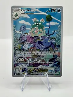 Pokemon TCG Garbodor Holo Card 204/182 Sv04: Paradox Rift - Image 1