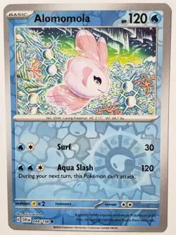 REVERSE HOLO Alomomola 048/198 VLP / NM Scarlet Violet Pokemon Card Shinji Kanda - Image 1