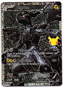 Zekrom 114/114 - Black & White Rare Ultra Pokemon TCG - M/LP Card - Image 1