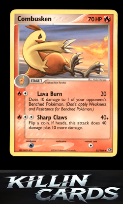 Combusken 25/106 Pokemon Uncommon Emerald Card LP - Image 1