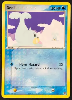 Pokemon Card Seel EX FireRed LeafGreen 78/112 NEAR MINT Cond Non-Holo Common TCG - Image 1