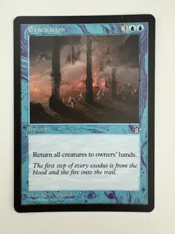 Evacuation MTG Magic the Gathering Card NM Near Mint Stronghold - Image 1