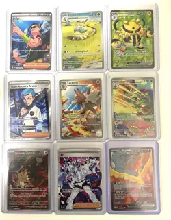 Pokemon TCG SIR, Illustration Rare And Full Art Lot 9 Cards Mint - Image 1