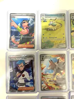 Pokemon TCG SIR, Illustration Rare And Full Art Lot 9 Cards Mint - Image 2