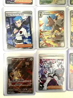 Pokemon TCG SIR, Illustration Rare And Full Art Lot 9 Cards Mint - Image 5