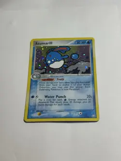 AZUMARILL 1/109 EX Team Rocket Returns HOLO rare Pokemon TCG card - Image 2