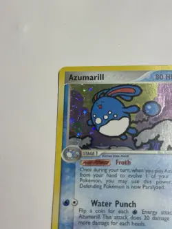 AZUMARILL 1/109 EX Team Rocket Returns HOLO rare Pokemon TCG card - Image 3