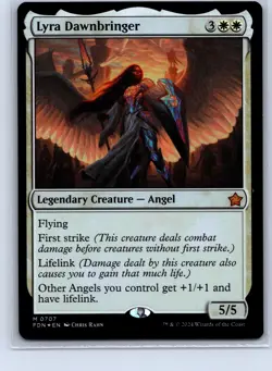 Foundations #707 Lyra Dawnbringer Foil - Image 1