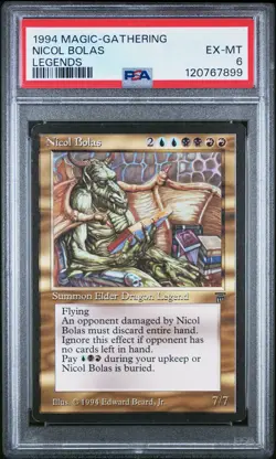 1994 MTG LEGENDS NICOL BOLAS PSA 6 - Image 1