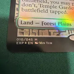 Magic The Gathering - Temple Garden Zendikar Expeditions Foil NM - Image 3