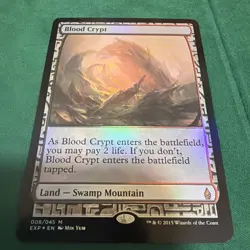 Blood Crypt - MTG Magic the Gathering - Zendikar Expeditions Foil NM - Image 1