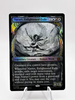 Narset, Enlightened Exile 0088 Showcase Foil MOM: The Aftermath MAT MTG NM - Image 1