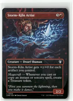 Storm-Kiln Artist Borderless - Commander Masters MTG NM - Image 1