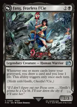 MTG Final Fantasy *FOIL* U Fang, Fearless l'Cie #0099 - Image 1
