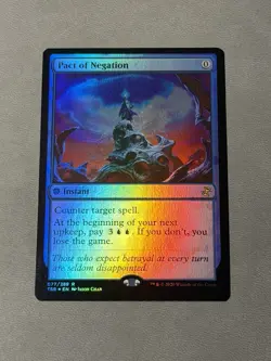 MTG English Pact of Negation NM Foil Time Spiral Remastered - Image 1