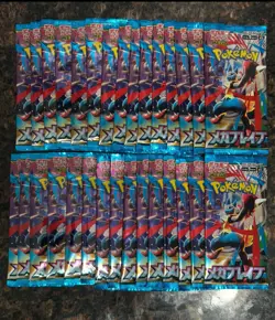 Pokemon TCG Mega Brave Japanese M1L Booster Box No Shrink Wrap 30 Pkts US Seller - Image 3