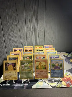 1st Edition Shadowless Pokemon Base Set Starter Lot LP-MP-HP(CONDITION VARIES) - Image 1