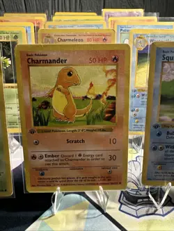 1st Edition Shadowless Pokemon Base Set Starter Lot LP-MP-HP(CONDITION VARIES) - Image 4