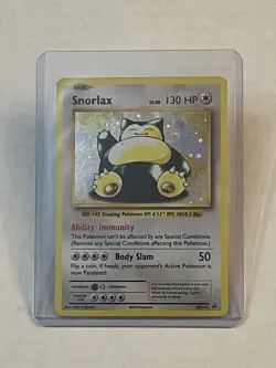 Pokemon TCG Snorlax XY179 Black Star Promo Holo 2016 HP SWIRL 🍭 LOOK!! - Image 1