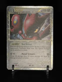 Pokemon Scizor Prime 84/90 HS Undaunted Holo Rare - MP - Image 3