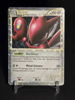 Pokemon Scizor Prime 84/90 HS Undaunted Holo Rare - MP - Image 5