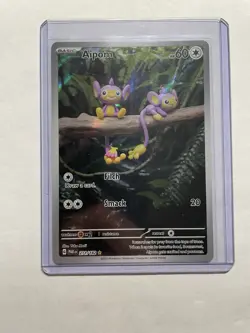 Pokemon Aipom Reverse Holo SV04 Paradox Rift 211/182 - Image 1