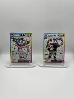 Pokemon TCG Umbreon Ex 176 & Espeon Ex Svp 175 Promo Pair Prismatic Evolution NM - Image 1