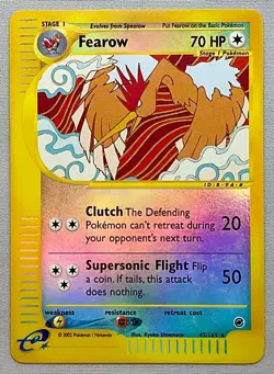 Pokemon Fearow #45/165 Reverse Holo Rare - 2002 Expedition Base Set - NM Cond. - Image 1