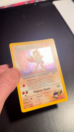 Pokemon TCG Rocket's Hitmonchan 11/132 NM/LP Gym Heroes WOTC Vintage - Image 2