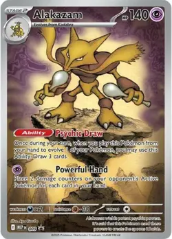 Alakazam - MEP009 - MEP Black Star Promos NM, English Pokemon Mega Evolution Pro - Image 1
