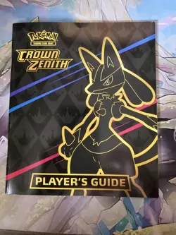 Official Pokemon TCG - Crown Zenith ETB Player’s Guide Book - UNMARKED - Image 1