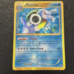 Pokemon Secret Rare Blastoise 137/135 Plasma Storm Shiny Lightly Played - NM! - Image 2