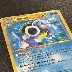 Pokemon Secret Rare Blastoise 137/135 Plasma Storm Shiny Lightly Played - NM! - Image 3