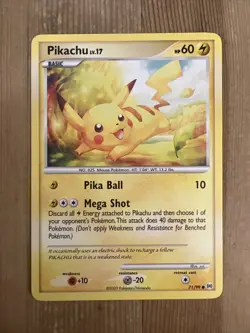 Pokemon TCG Pikachu Arceus 71/99 Regular Common VLP - Image 1