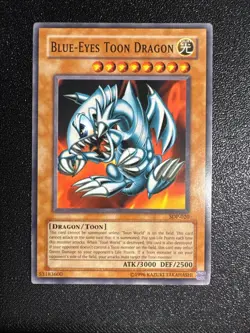 Yu-Gi-Oh! Blue-Eyes Toon Dragon Super Rare SDP-020 Unlimited Edition 1996 - Image 1