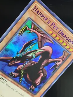 Harpies Pet Dragon LDS2-EN066 Ultra Rare Purple 1st Edition Yugioh Bandai - Image 2