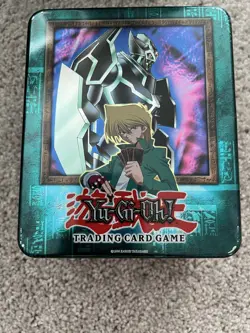 Vintage 2003 Yugioh! Joey Wheeler Gearfried Iron Knight Collectible Tin EMPTY - Image 1