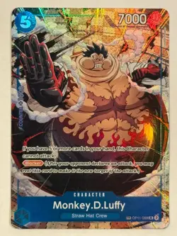 One Piece Monkey.D.Luffy OP11-058 Carry On His Will Treasure Rare - Image 1