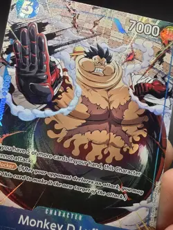 Monkey.D.Luffy OP11-058 Carrying On His Will OP13 Treasure Rare TR One Piece TCG - Image 3