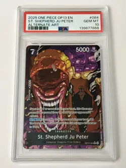 2025 ONE PIECE ENG CARRYING ON HIS WILL ALT ART ST. SHEPHERD JU PETER PSA 10 - Image 1