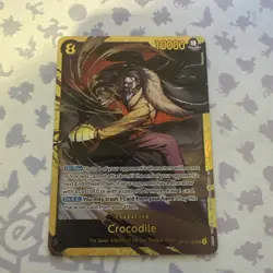 Crocodile -OP14-120 SEC One Piece TCG The Azure Sea's Seven Foil - Image 1