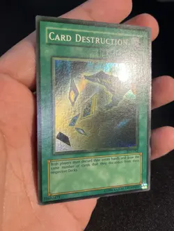 2002 YU-GI-OH #SDY-041/042 SOUL EXCHANGE & CARD DESTRUCTION FADED LOT - Image 2