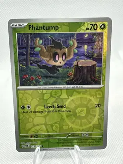Phantump 012/167 Reverse Holo NM / M - Twilight Masquerade Pokemon Card - Image 1