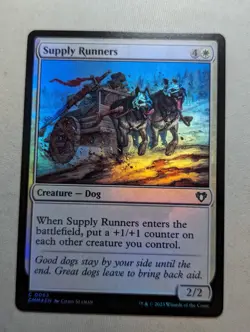 MTG - CMM Commander Masters - C 0063 - FOIL - Supply Runners - NM/VLP - Image 1