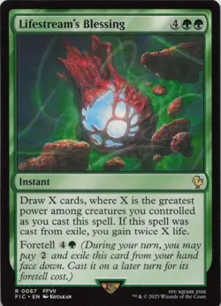 Lifestream's Blessing R Commander: FINAL FANTASY 67 NM MTG - Image 1