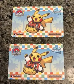 Pokemon 2025 World Championships Room Key Pikachu Anaheim CA x2 Play Pokemon - Image 1