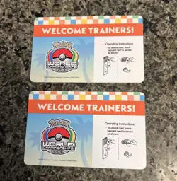 Pokemon 2025 World Championships Room Key Pikachu Anaheim CA x2 Play Pokemon - Image 2