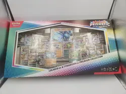 Pokemon TCG SV Prismatic Evolutions Lucario EX & Tyranitar EX Premium Collection - Image 1