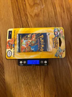 Heavy Heaviest! Pokemon Base Set Factory Sealed Blister Pack Read! - Image 1